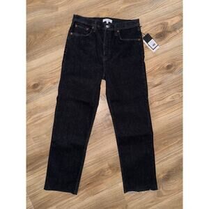 Re/Done Women’s 70’s Stove Pipe Black Jeans - size 29